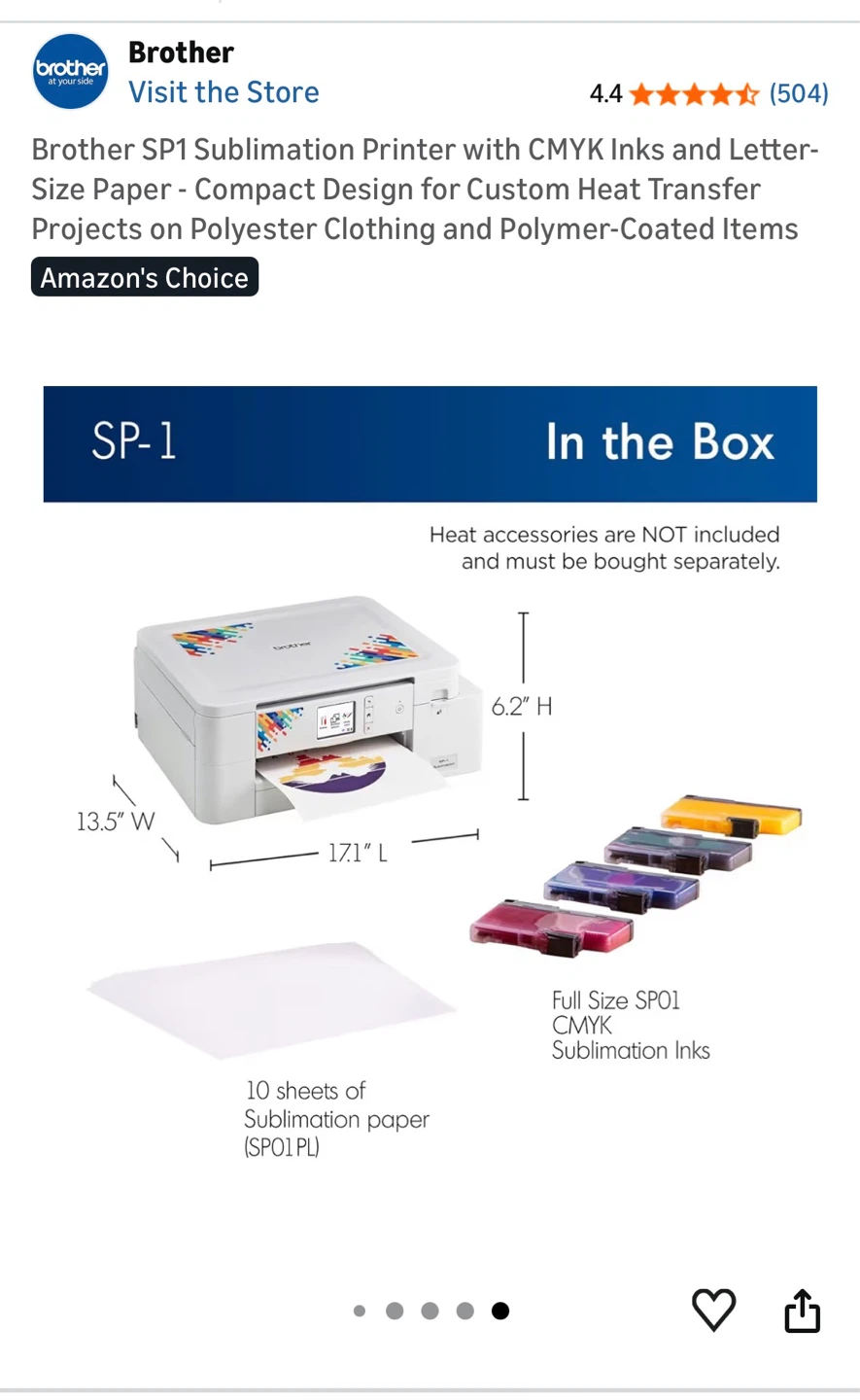 Brother SP1 Sublimation Printer - photo 3