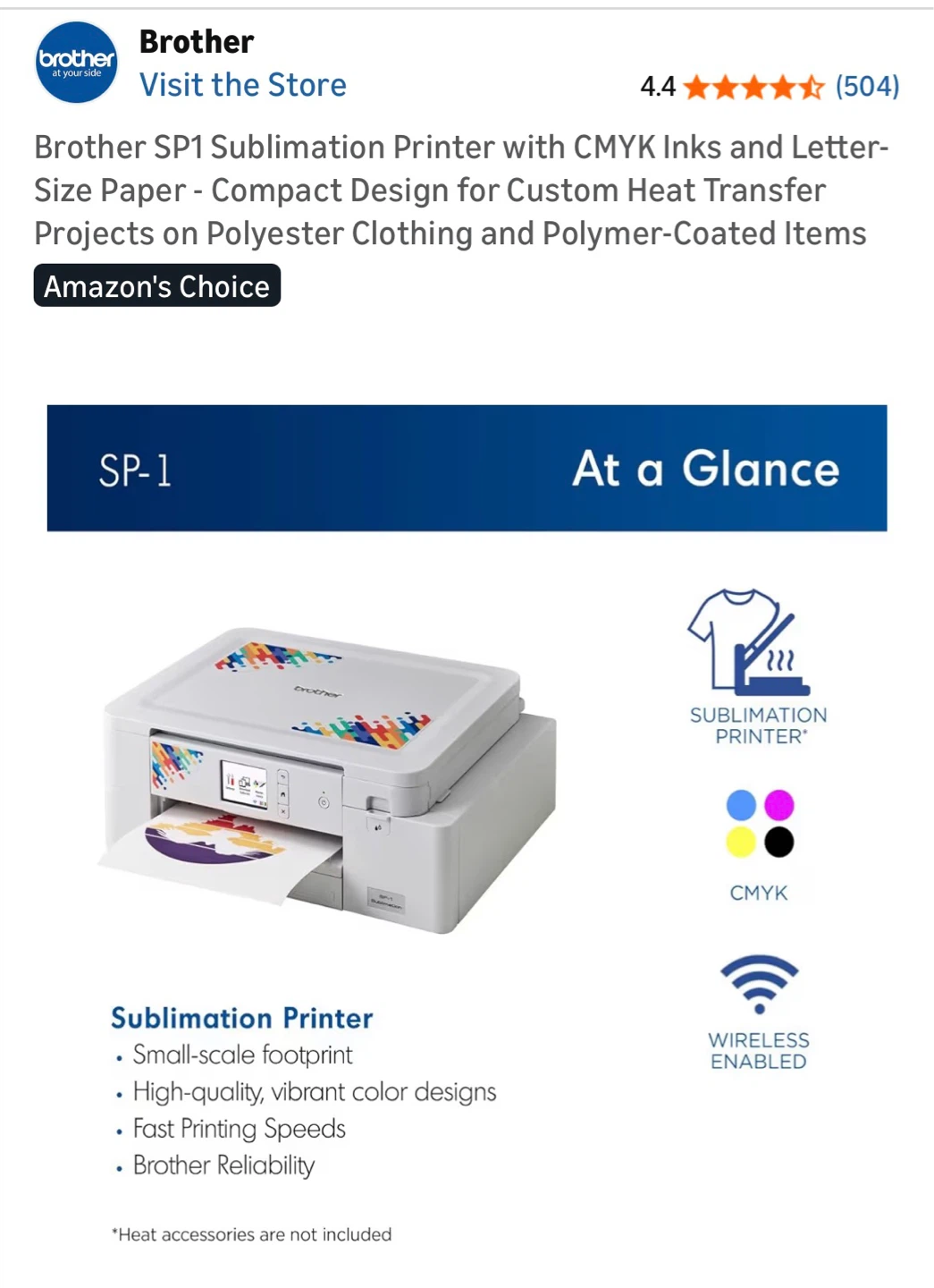 Brother SP1 Sublimation Printer - photo 4