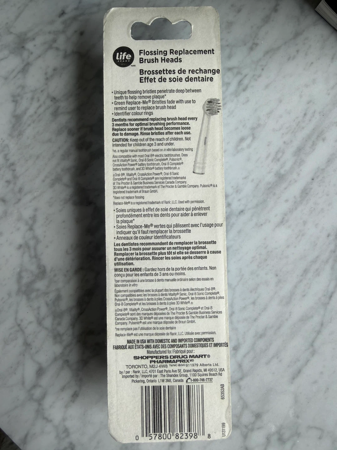 Life Brand Replacement Flossing Brush Heads - photo 2