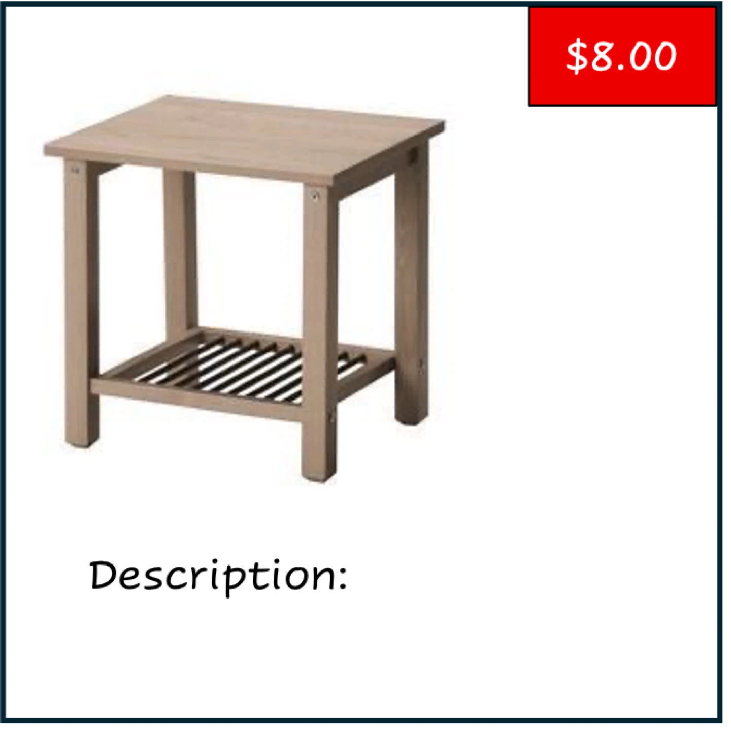 IKEA HEMNES Side Table