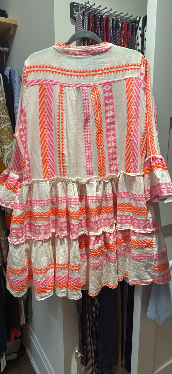 Bohemian Embroidered Tunic Dress - photo 2