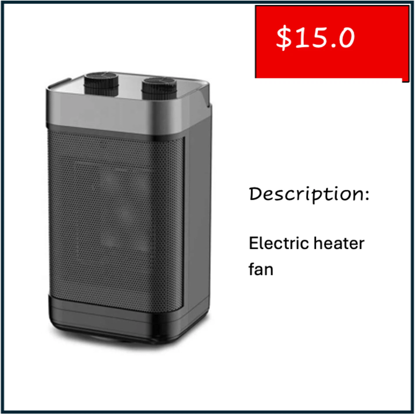Electric Heater Fan