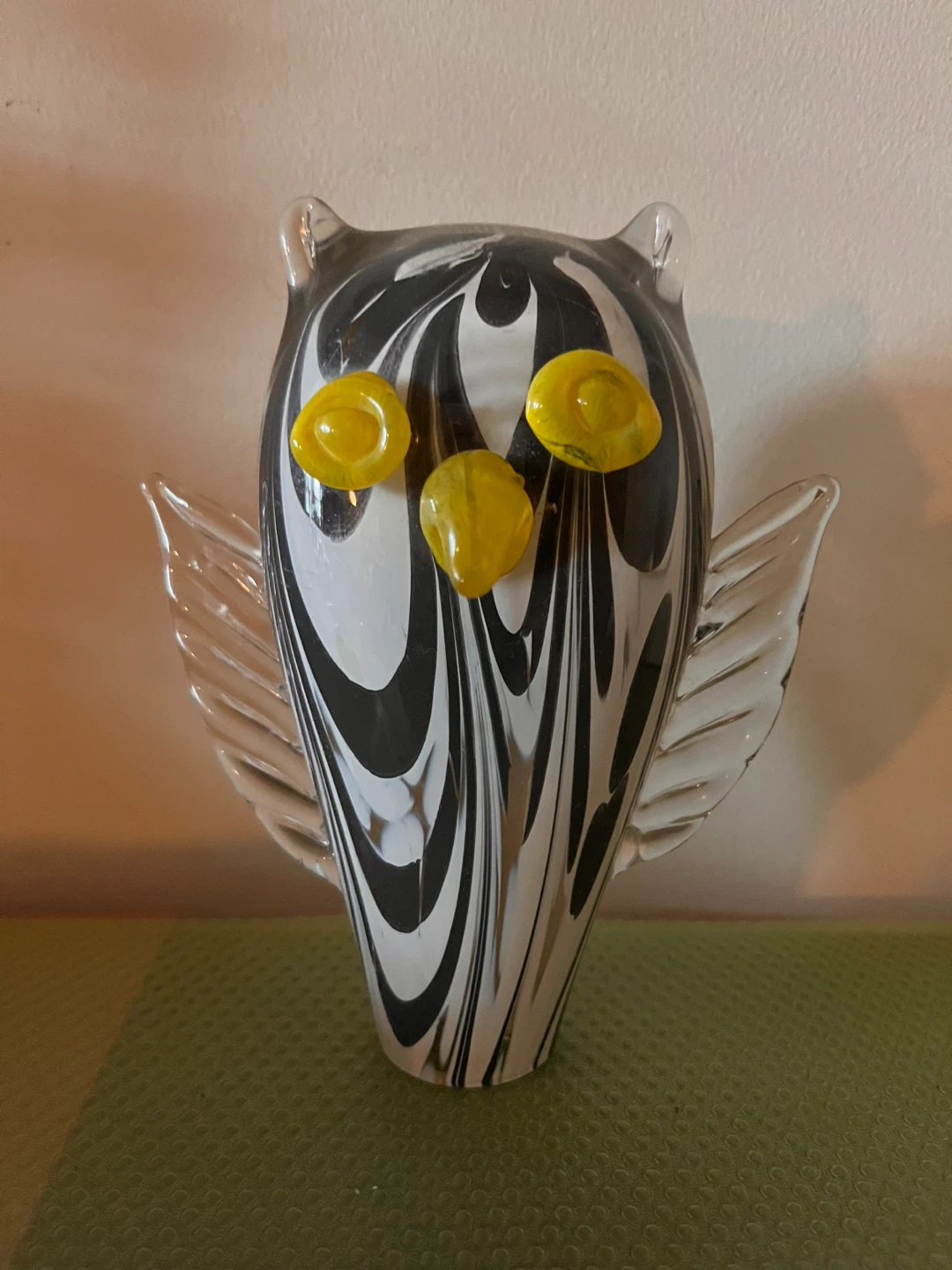 Glass Owl Figurine