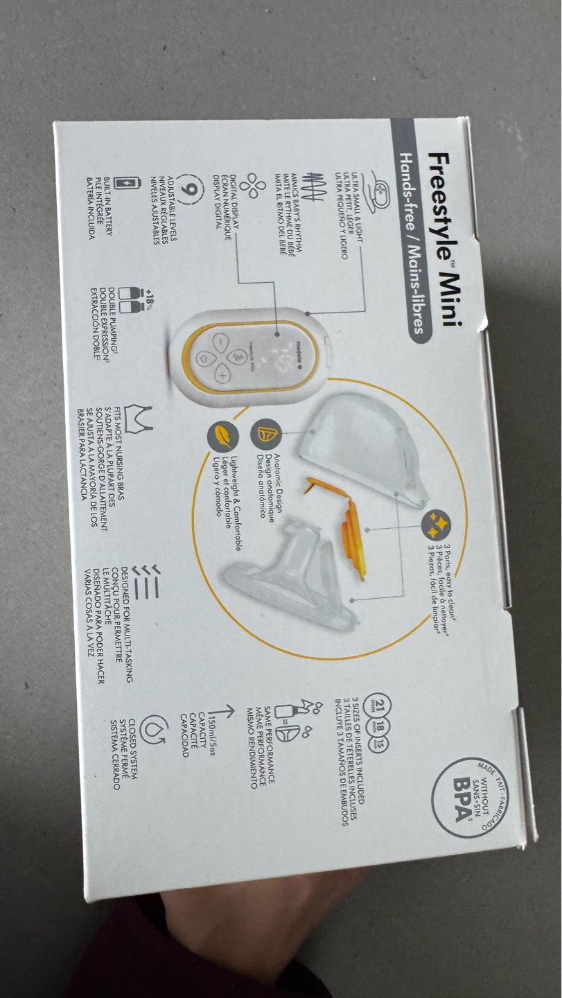 Medela Freestyle Mini Hands-free Double Electric Breast Pump - photo 3