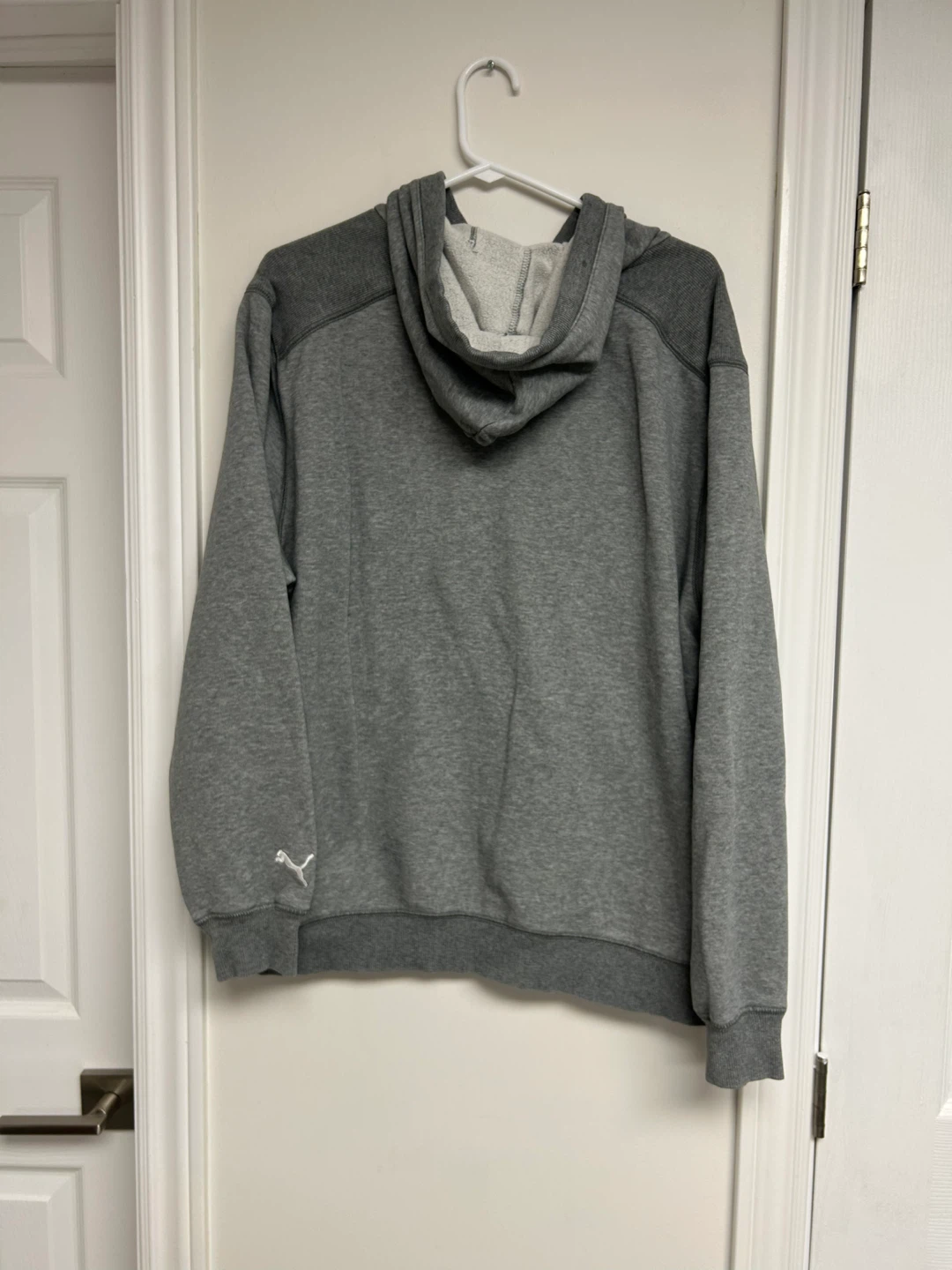 Puma Grey Hoodie with Red Logo - XL - photo 2