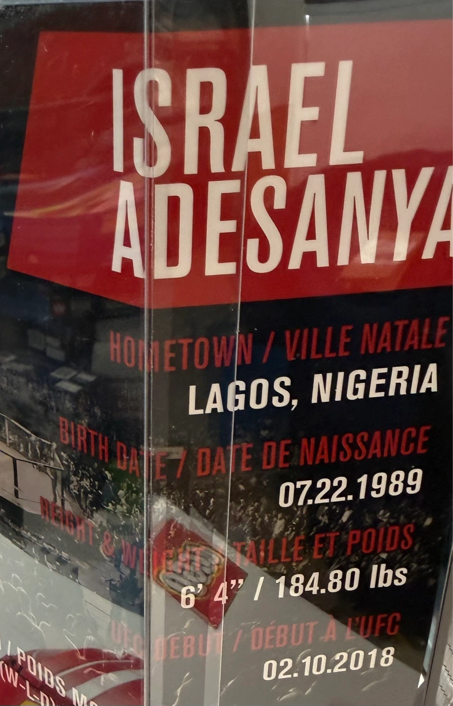 McFarlane UFC Platinum Edition Israel Adesanya Figure - photo 3