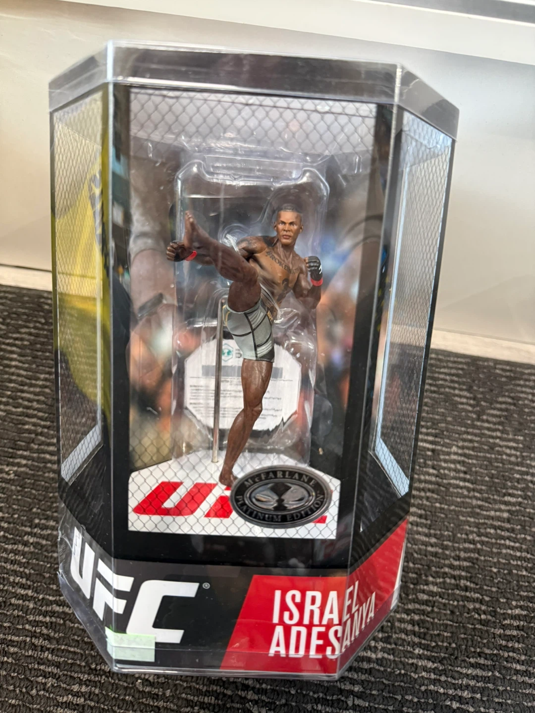 McFarlane UFC Platinum Edition Israel Adesanya Figure