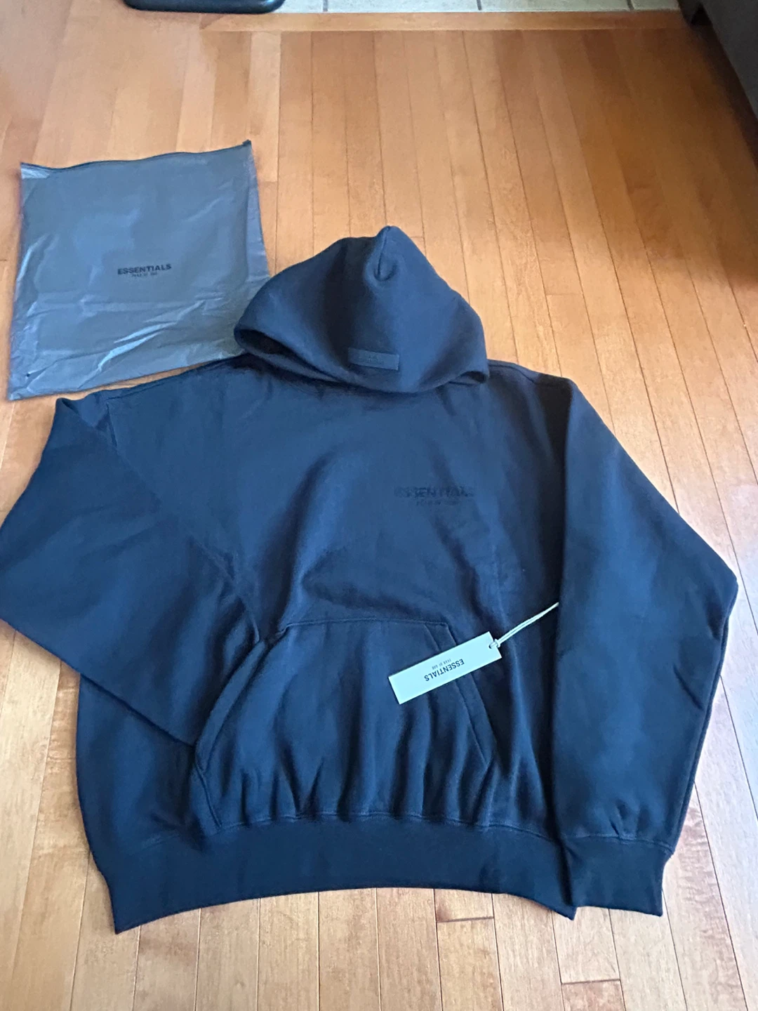 Black Essentials Hoodie