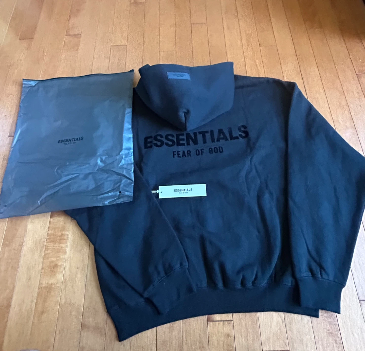 Black Essentials Hoodie - photo 2