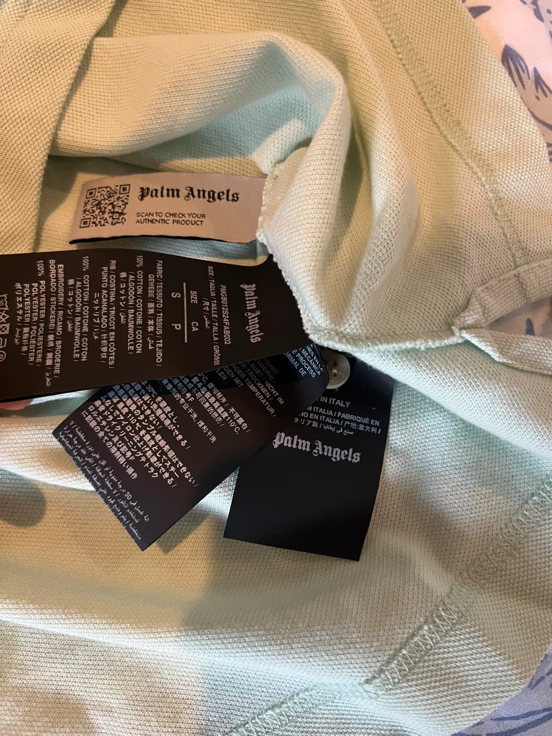 Palm Angels Classic Logo Polo ‘Mint’ - photo 5
