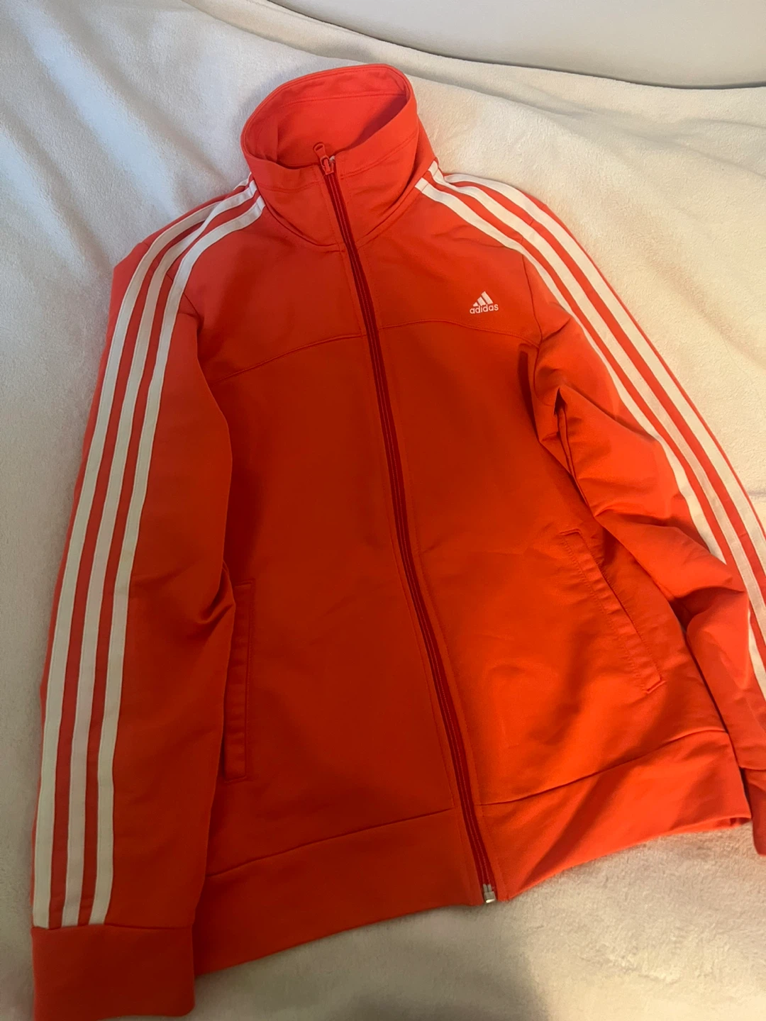 Adidas Track Jacket Orange - Size M - photo 2
