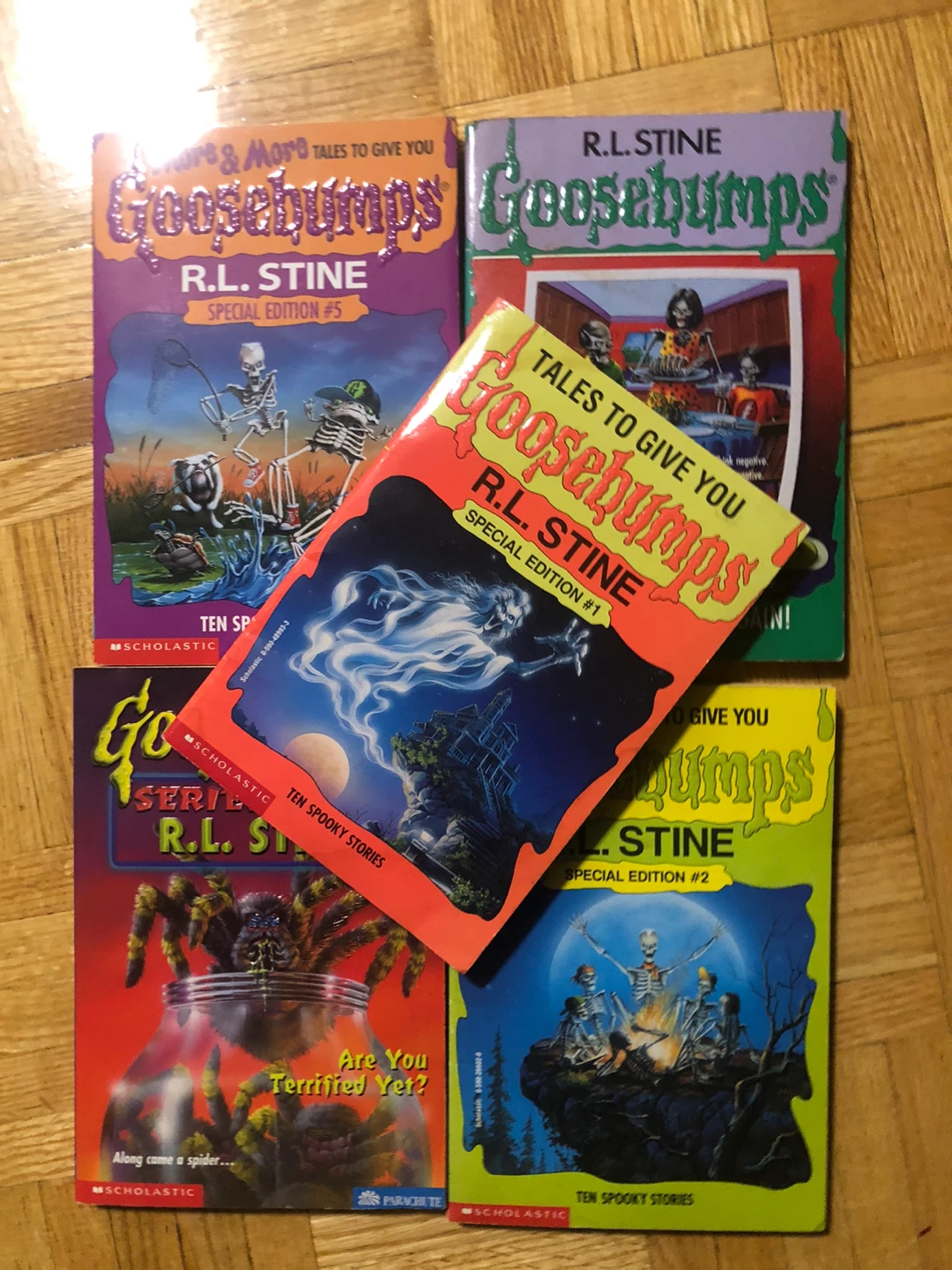 R.L. Stine Goosebumps Special Edition Books (4 Books)