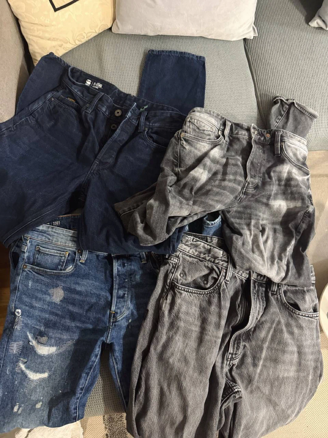 Men’s G-Star RAW Jeans Bundle – 4 Pairs | Sizes W29-W30