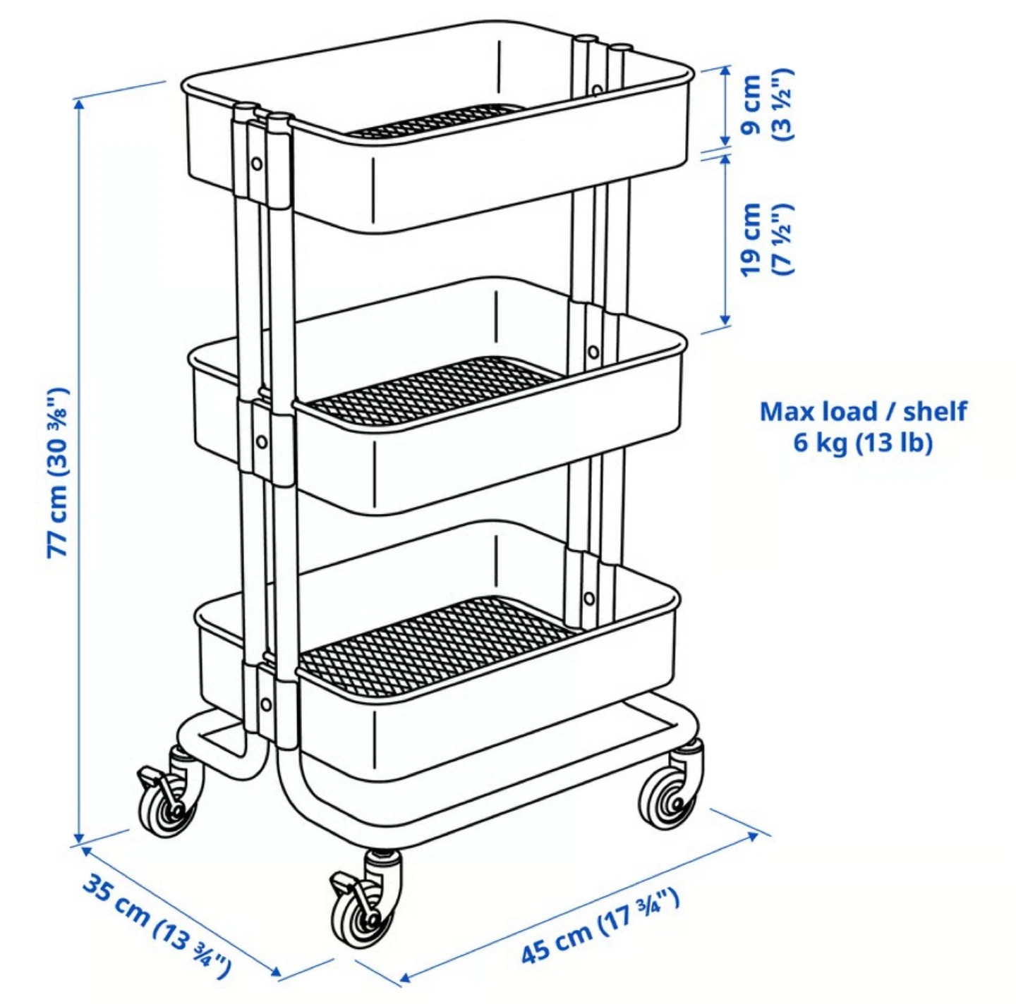 IKEA Kitchen Utility Cart – Rolling & Space-Saving - photo 2