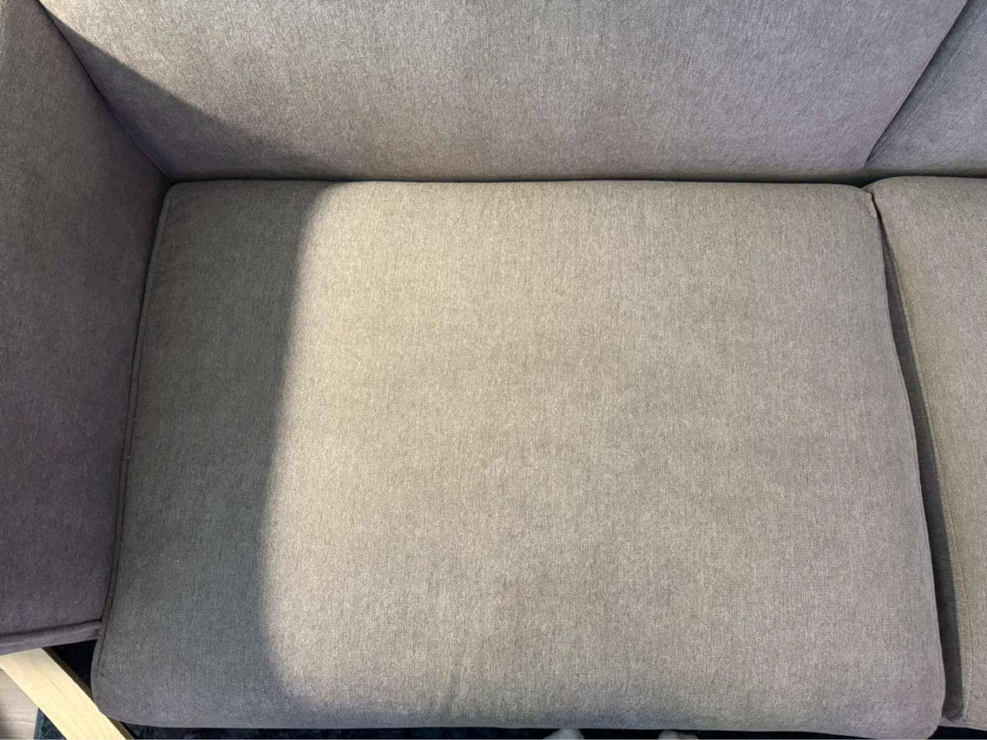 Structube Beige 3-Seater Sofa/Couch - photo 3