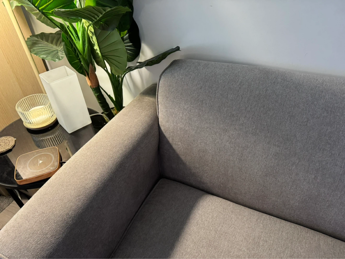 Structube Beige 3-Seater Sofa/Couch - photo 2