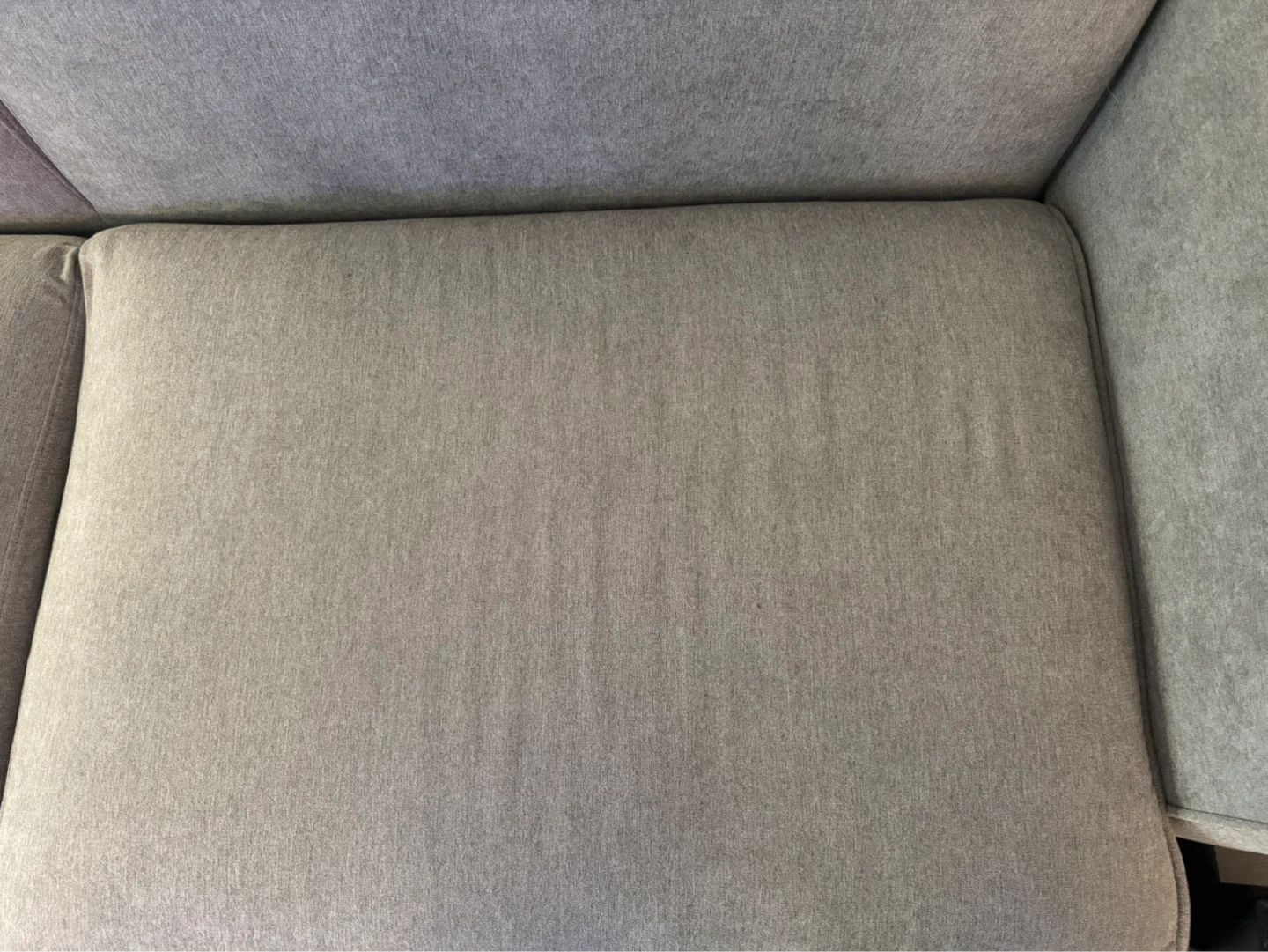 Structube Beige 3-Seater Sofa/Couch - photo 4