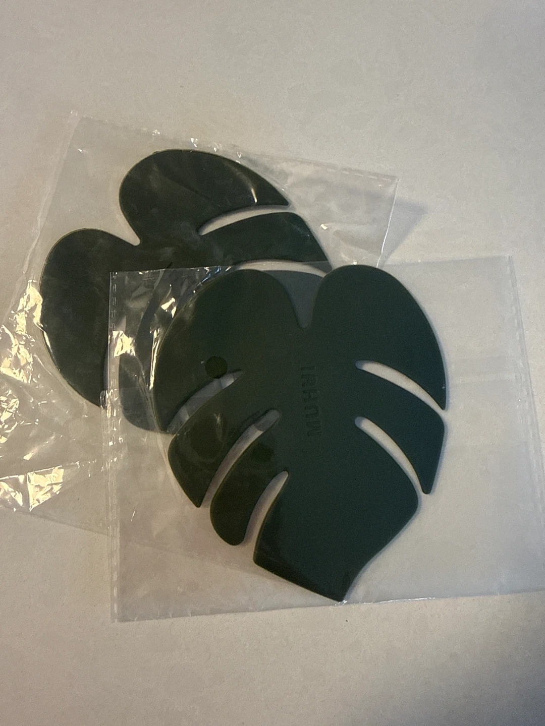Monstera Leaf Coasters (Set of 2)