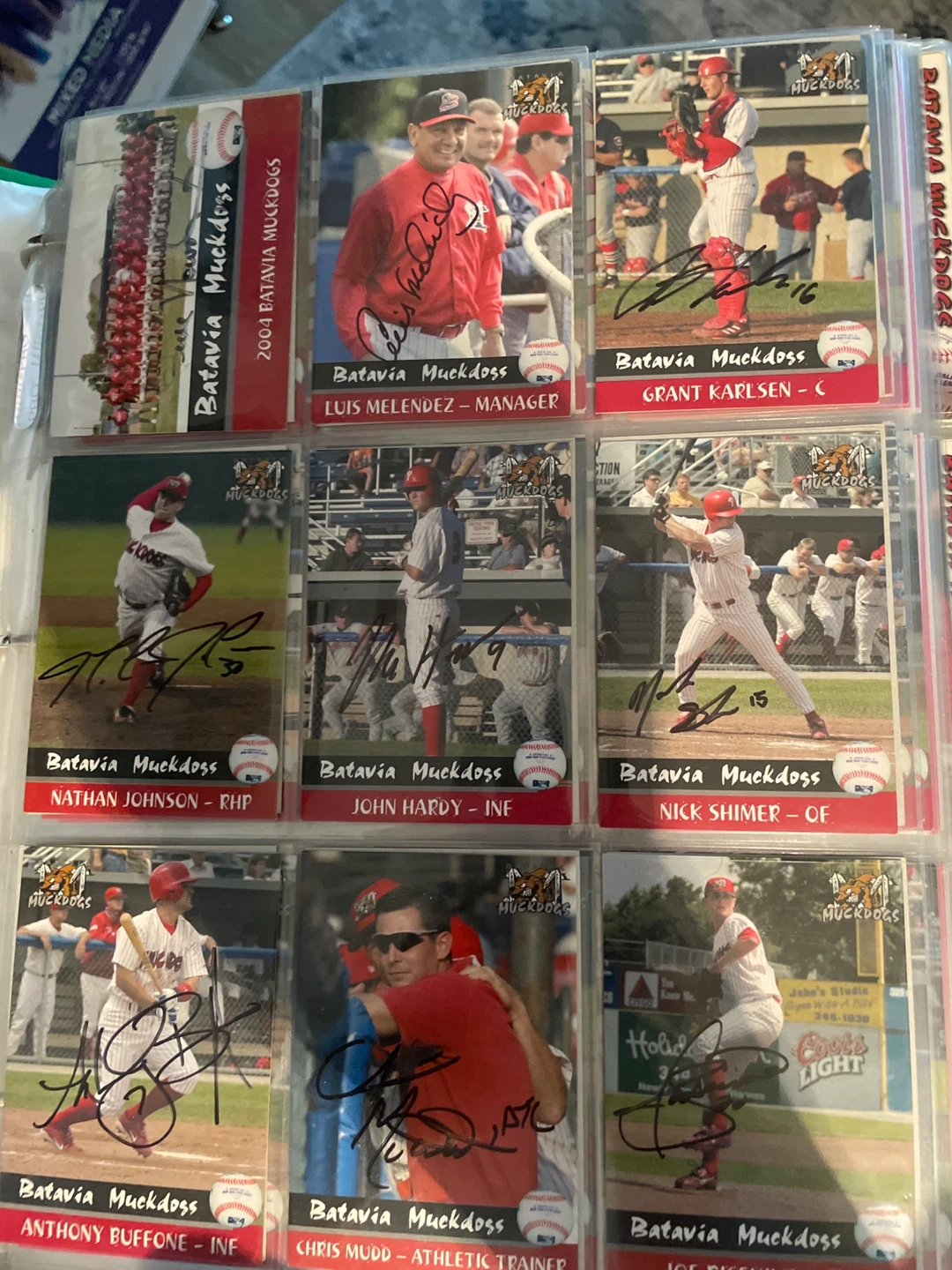 Batavia Muckdogs Baseball Cards Lot