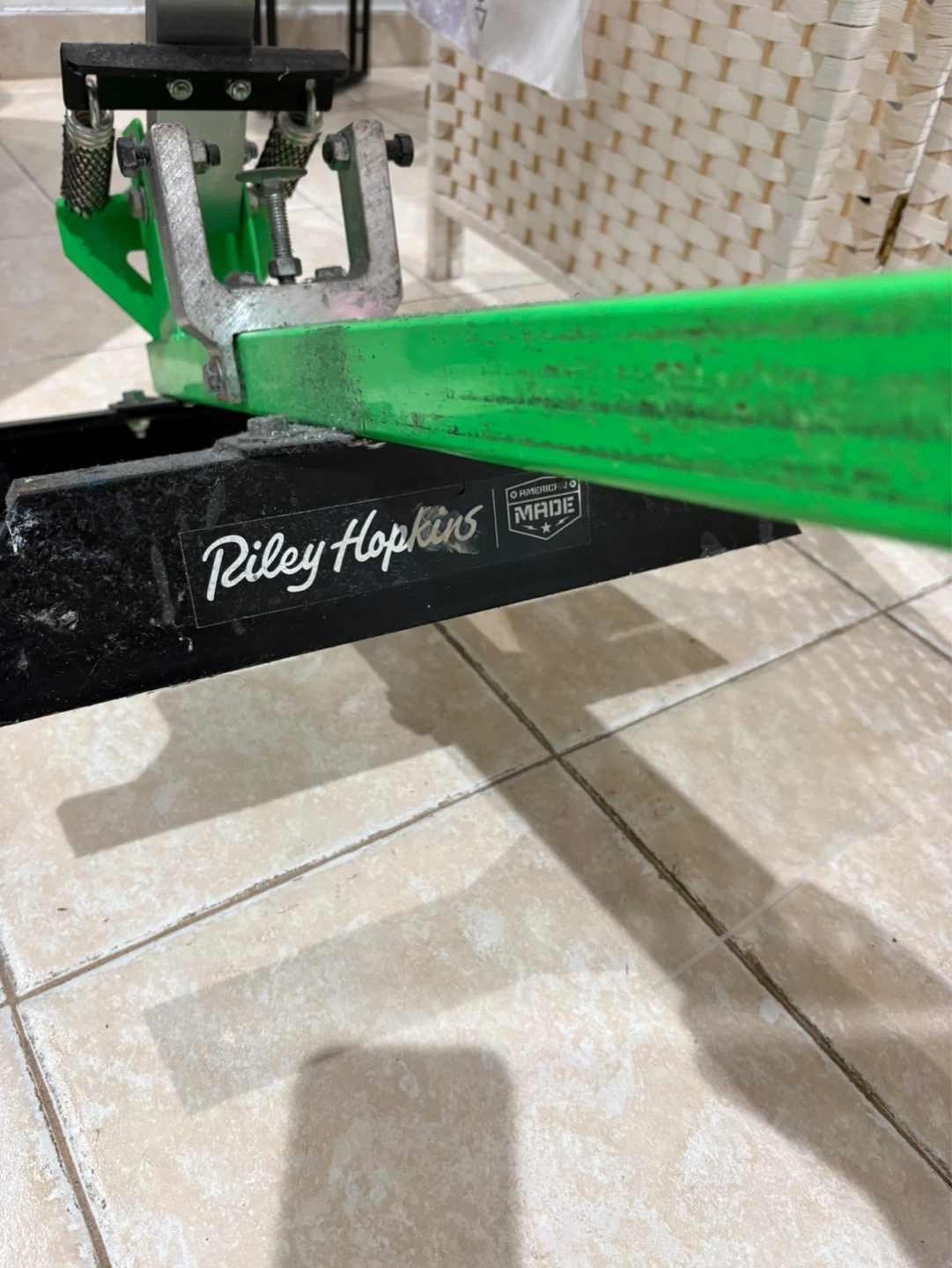 Riley Hopkins Screen Printing Press