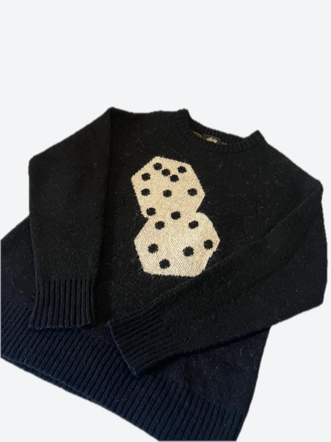 Stüssy Mohair Dice Sweater ‘Black’