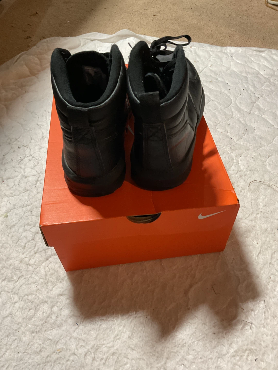 Nike Black Leather Winter Boots - photo 2