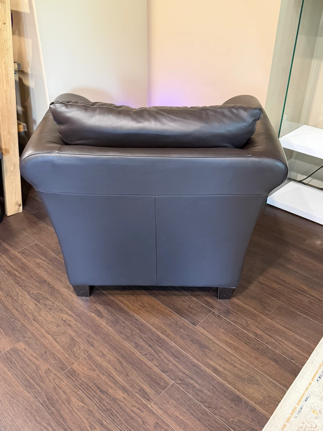 Italsofa Natuzzi Modern Brown Leather Club Chair - photo 4