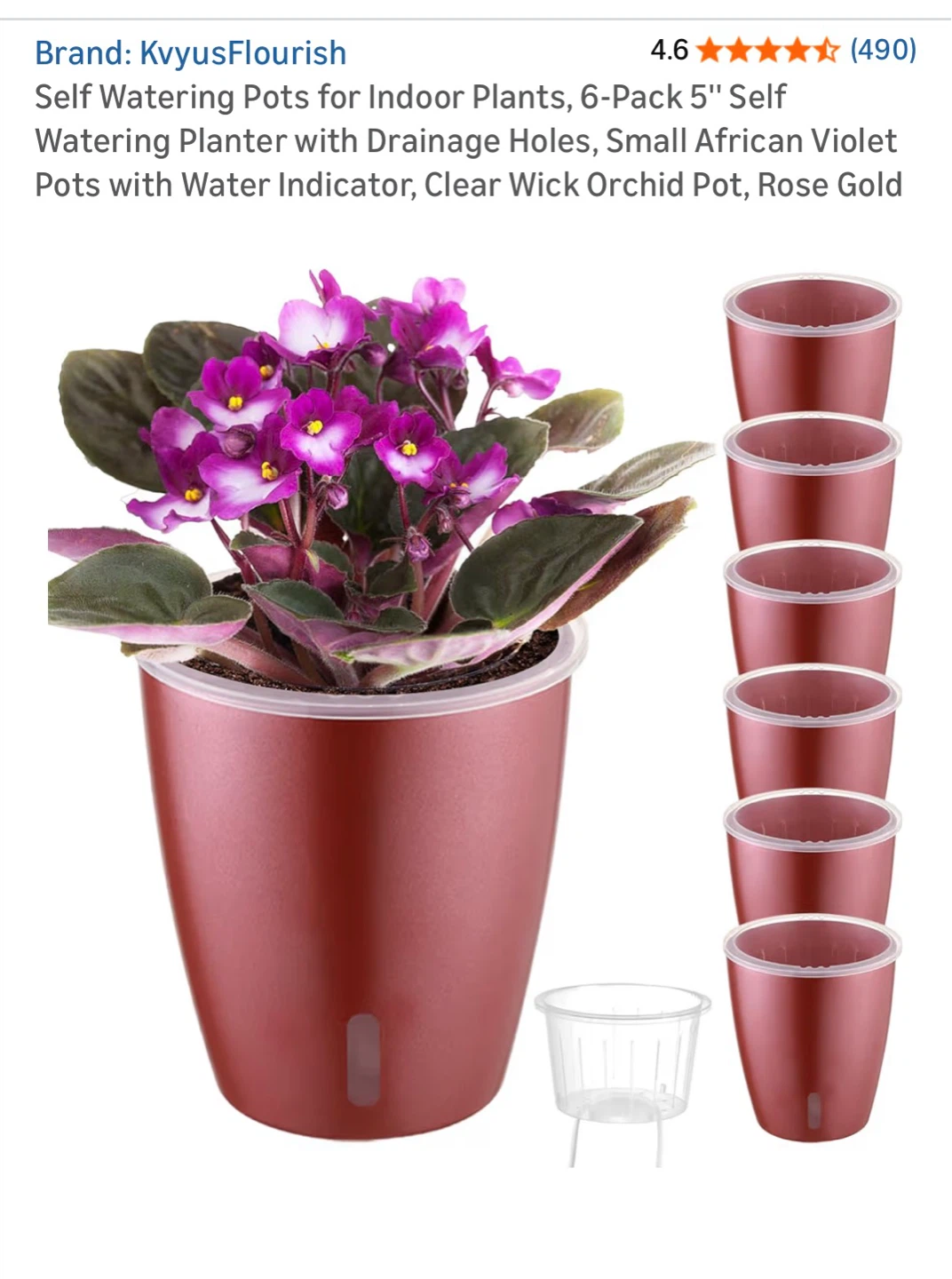1 NEW Self Watering Pot