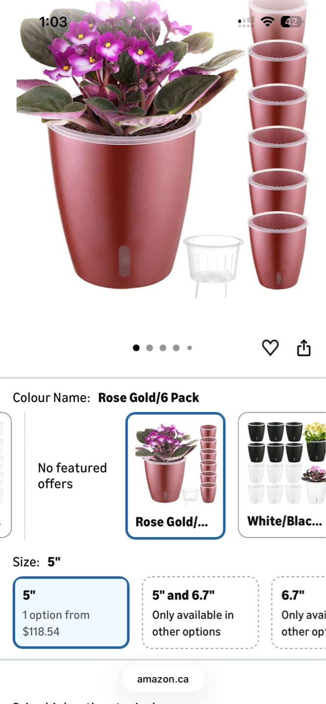 1 NEW Self Watering Pot - photo 2