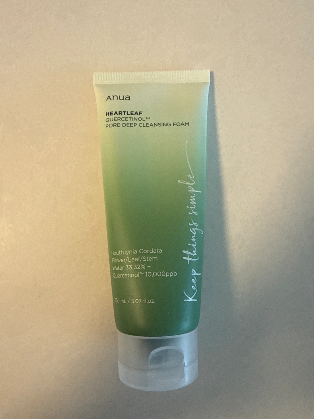 Anua Heartleaf Quercetinol Pore Deep Cleansing Foam 150ml