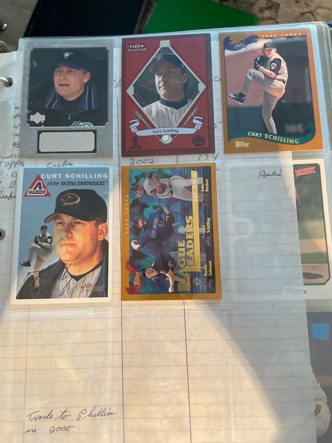 Collection of Kenny Lofton and Curt Schilling Baseball Cards - photo 4