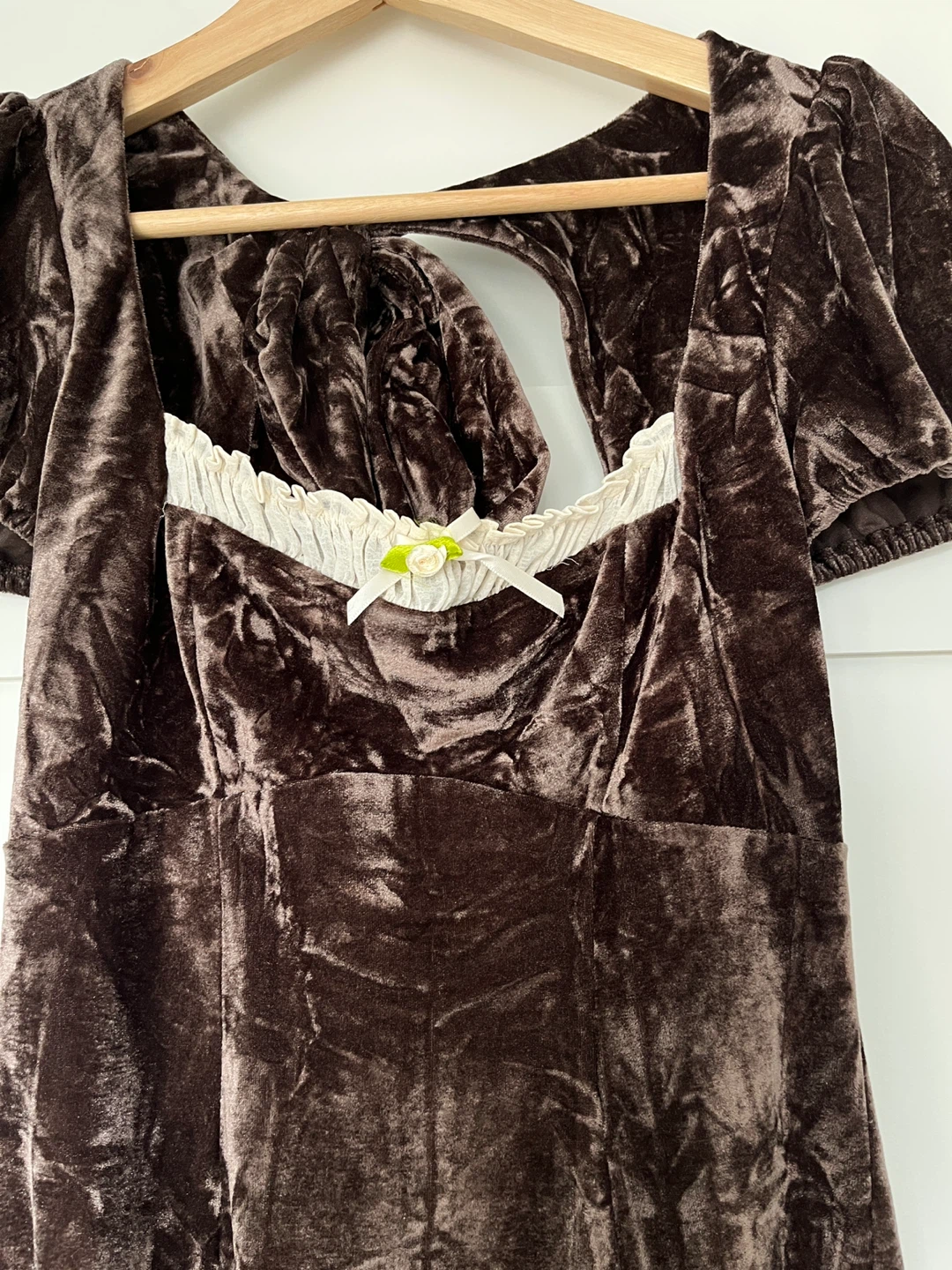 Urban Outfitters / Kimchi Blue Velvet Mini Dress - photo 3