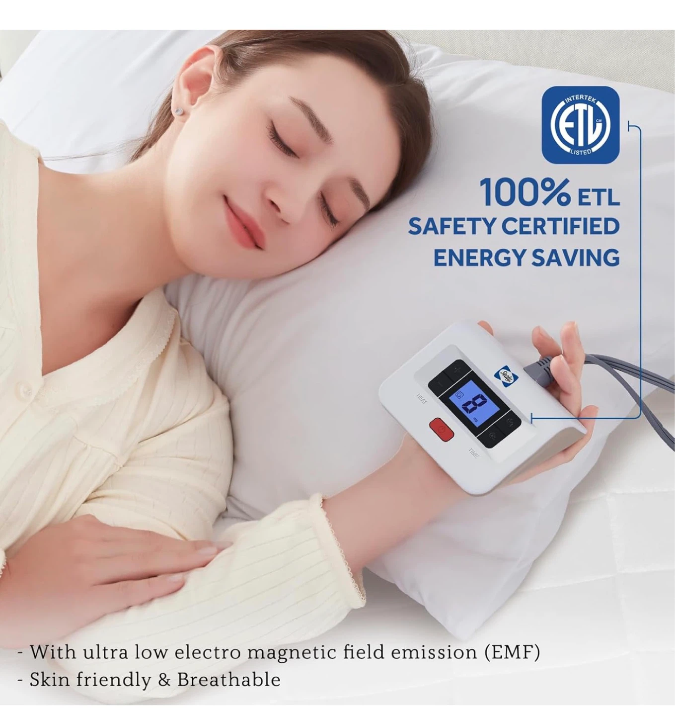 Sealy King Heated Mattress Pad Electric Bed Warmer HTK - photo 3