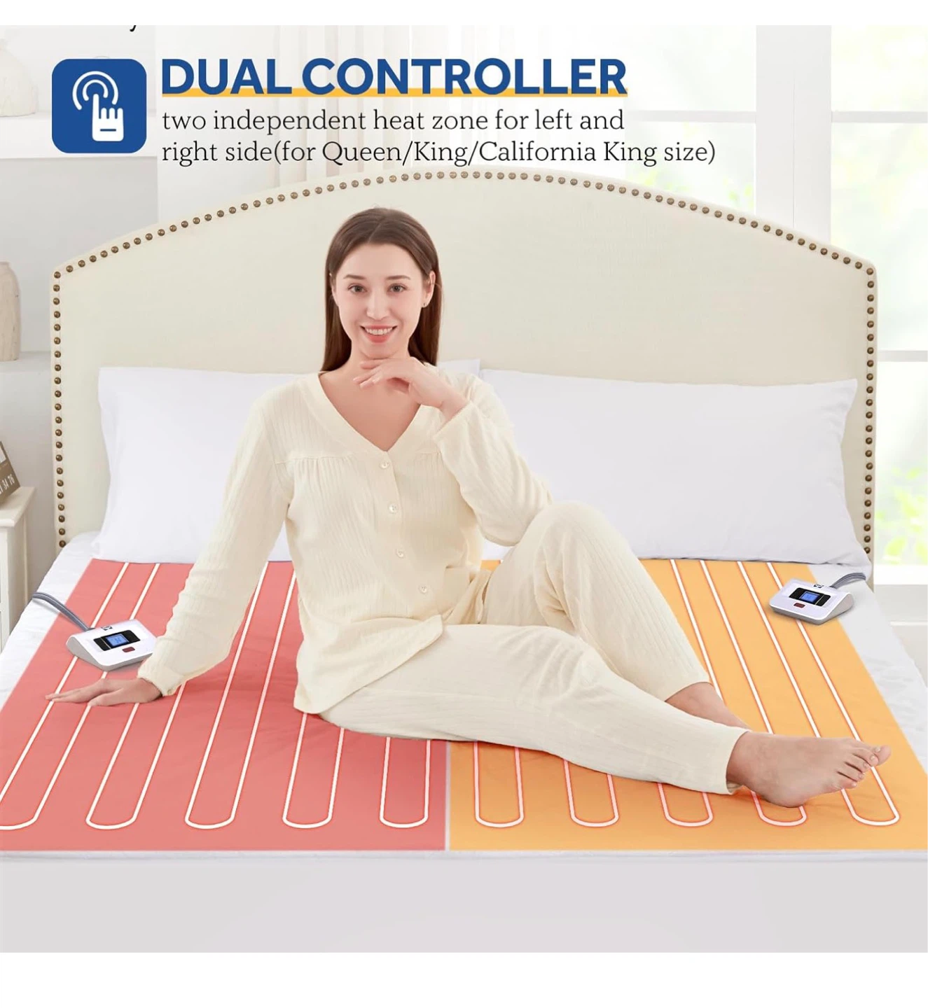 Sealy King Heated Mattress Pad Electric Bed Warmer HTK - photo 4