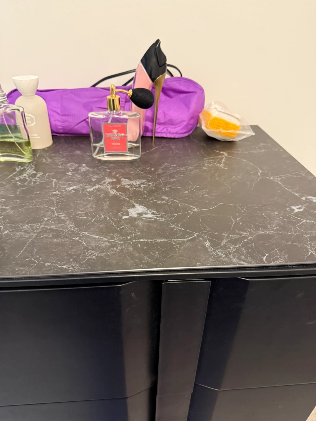 Black 5-Drawer Dresser and night stand set - photo 2