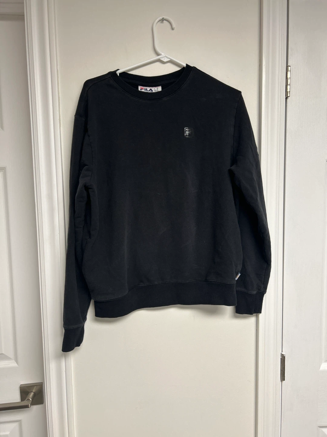 Fila Black Crewneck Sweatshirt - Size Medium