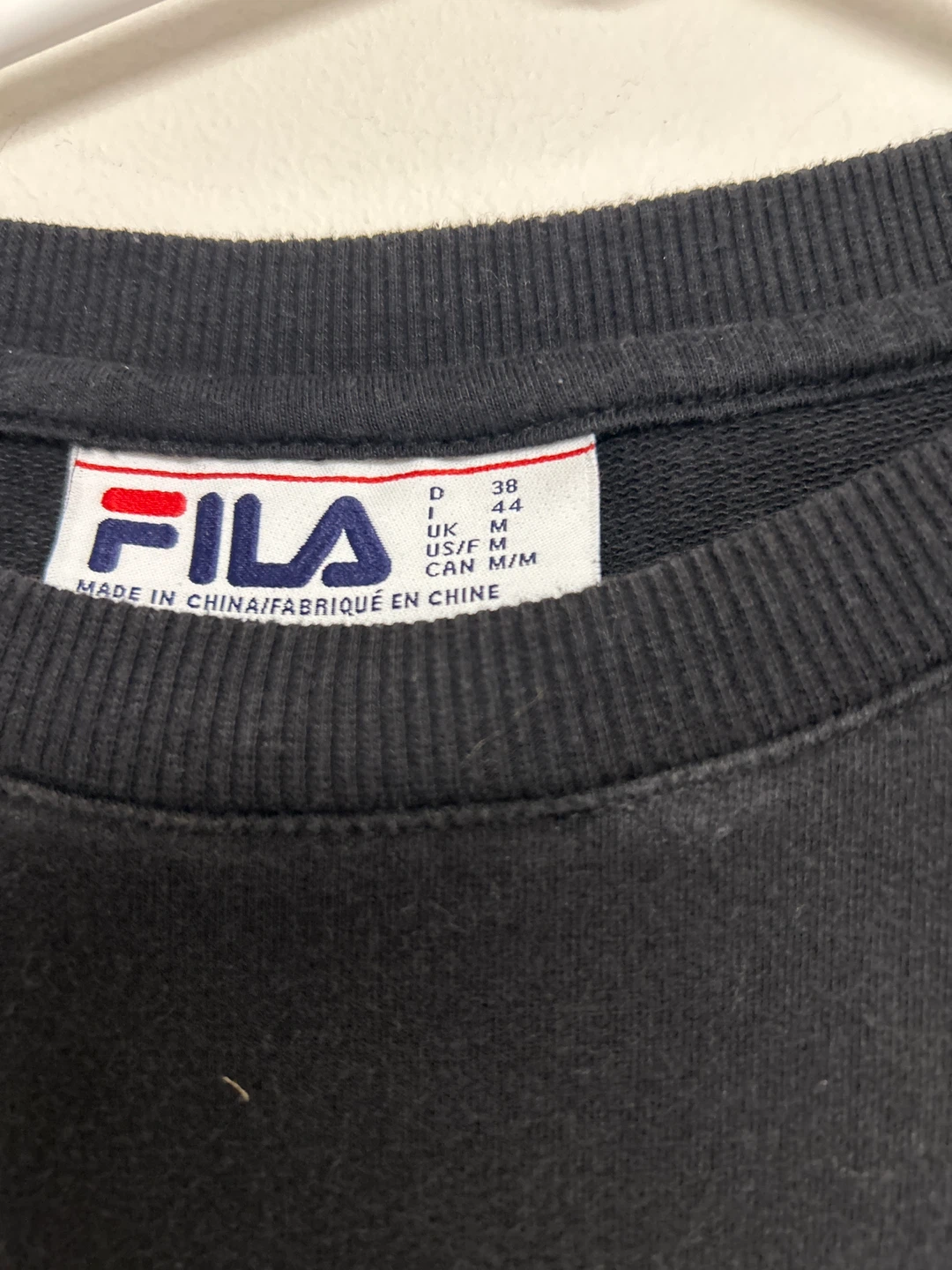 Fila Black Crewneck Sweatshirt - Size Medium - photo 3