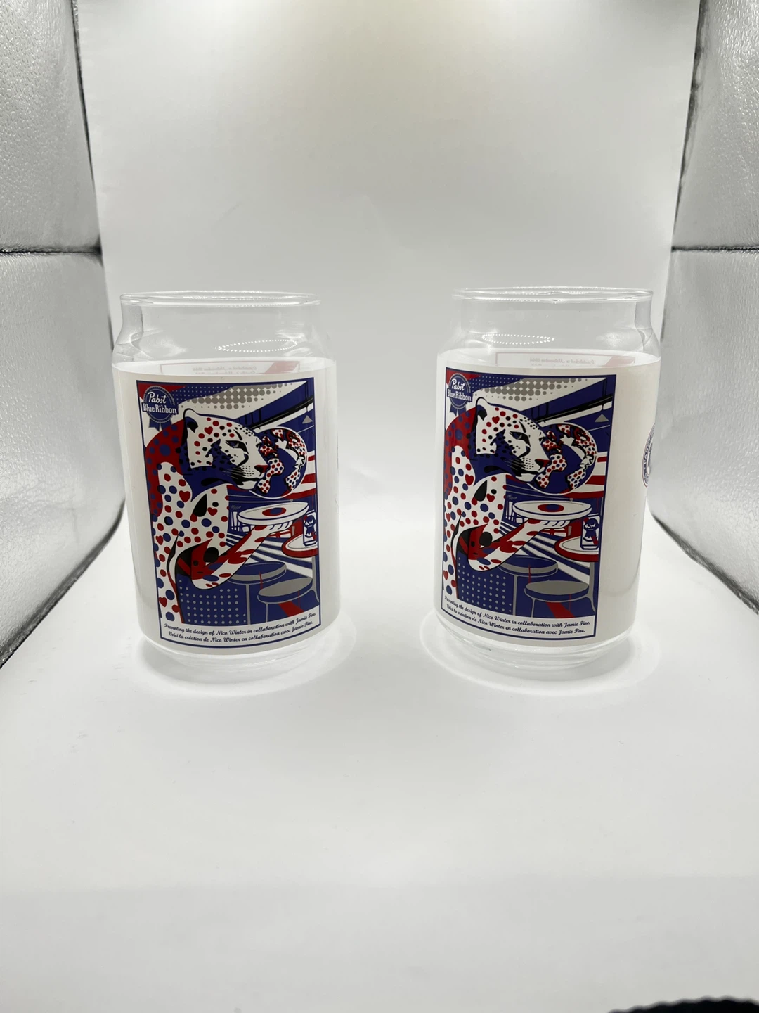 PBR Canada Artist Beer Can Glasses - photo 2