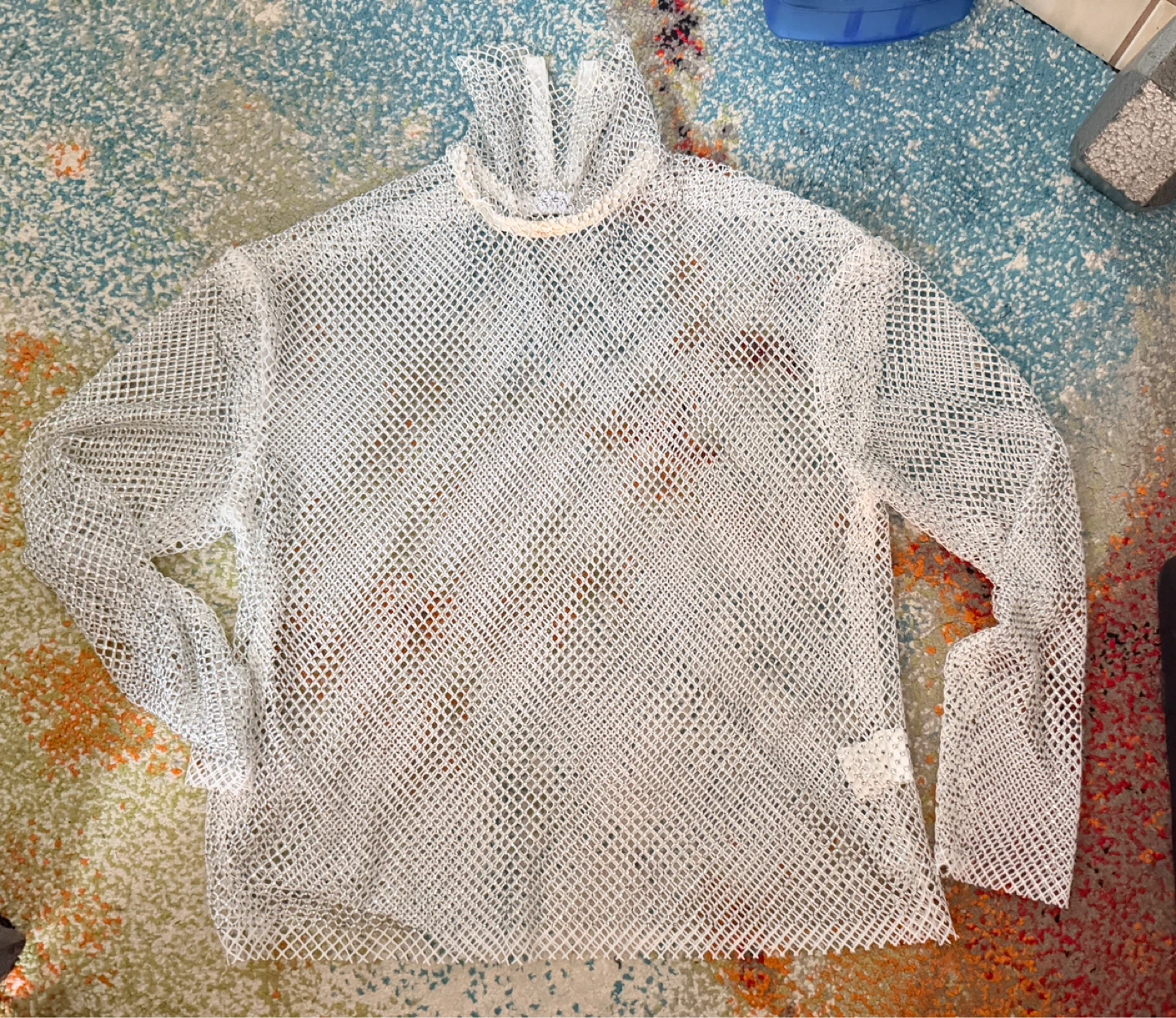 Sparkly Turtleneck Top with Rhinestones size M - photo 3