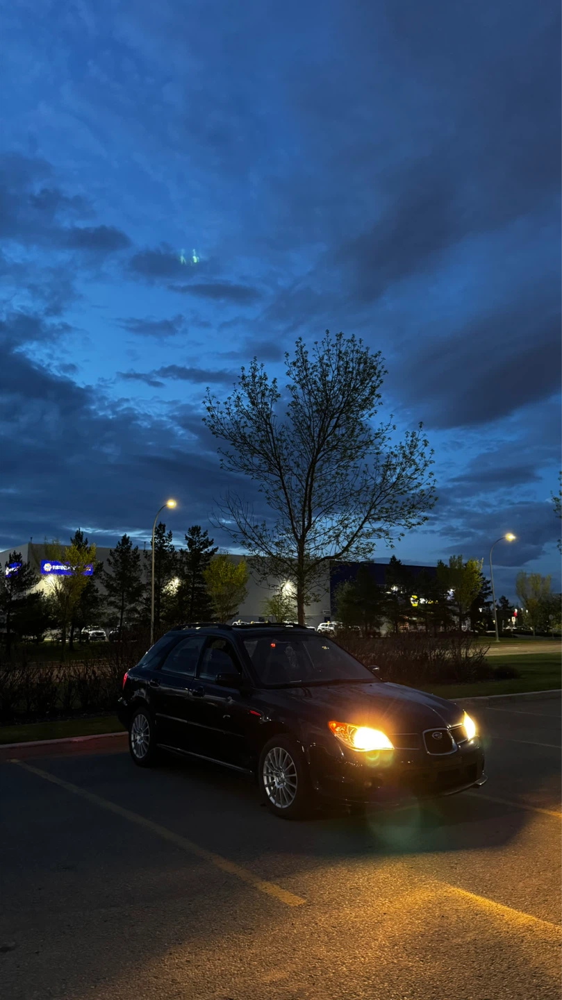 Black Subaru Impreza Wagon