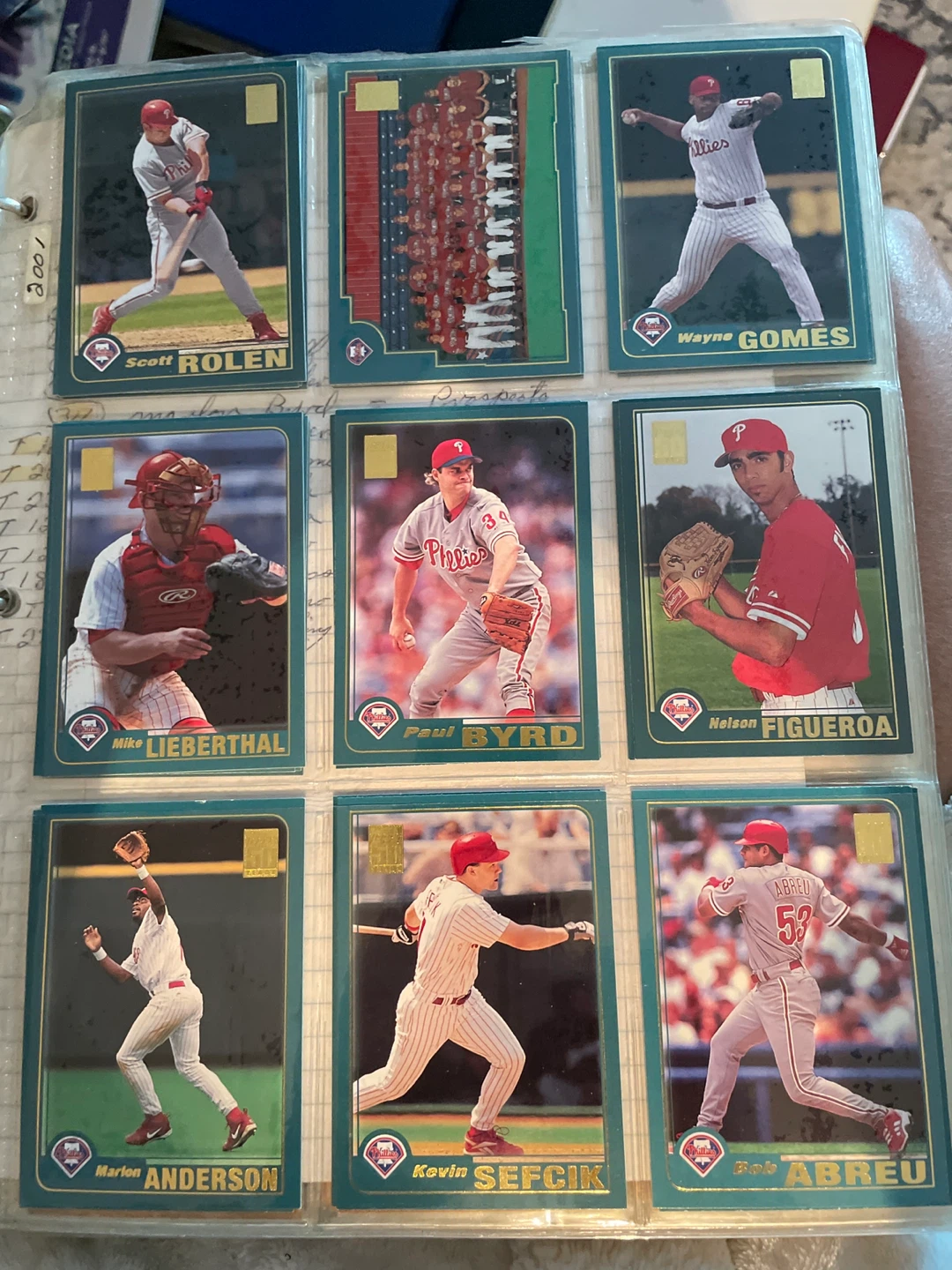 2001 Topps Philadelphia Phillies Baseball Card Set - photo 4