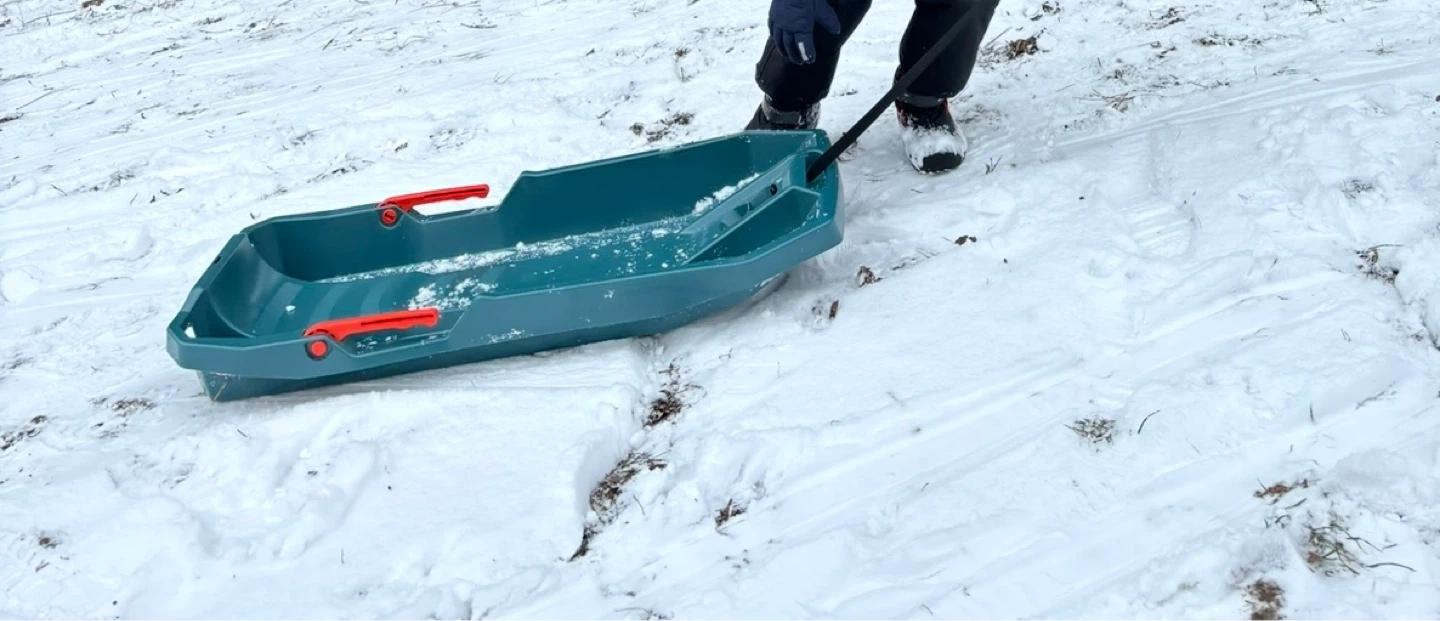 WEDZE Snow Sled with Brakes (Decathlon) - photo 2