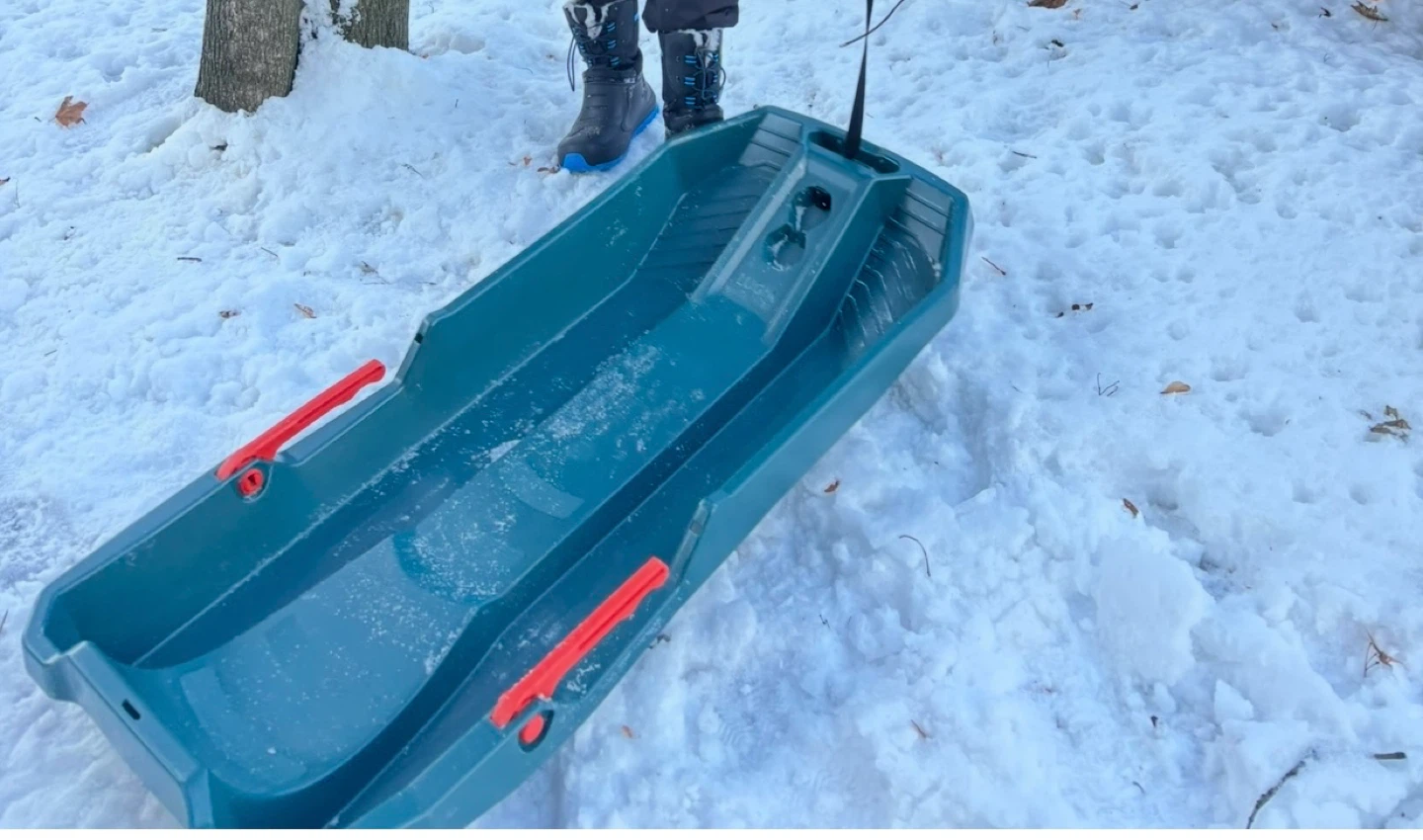 WEDZE Snow Sled with Brakes (Decathlon)