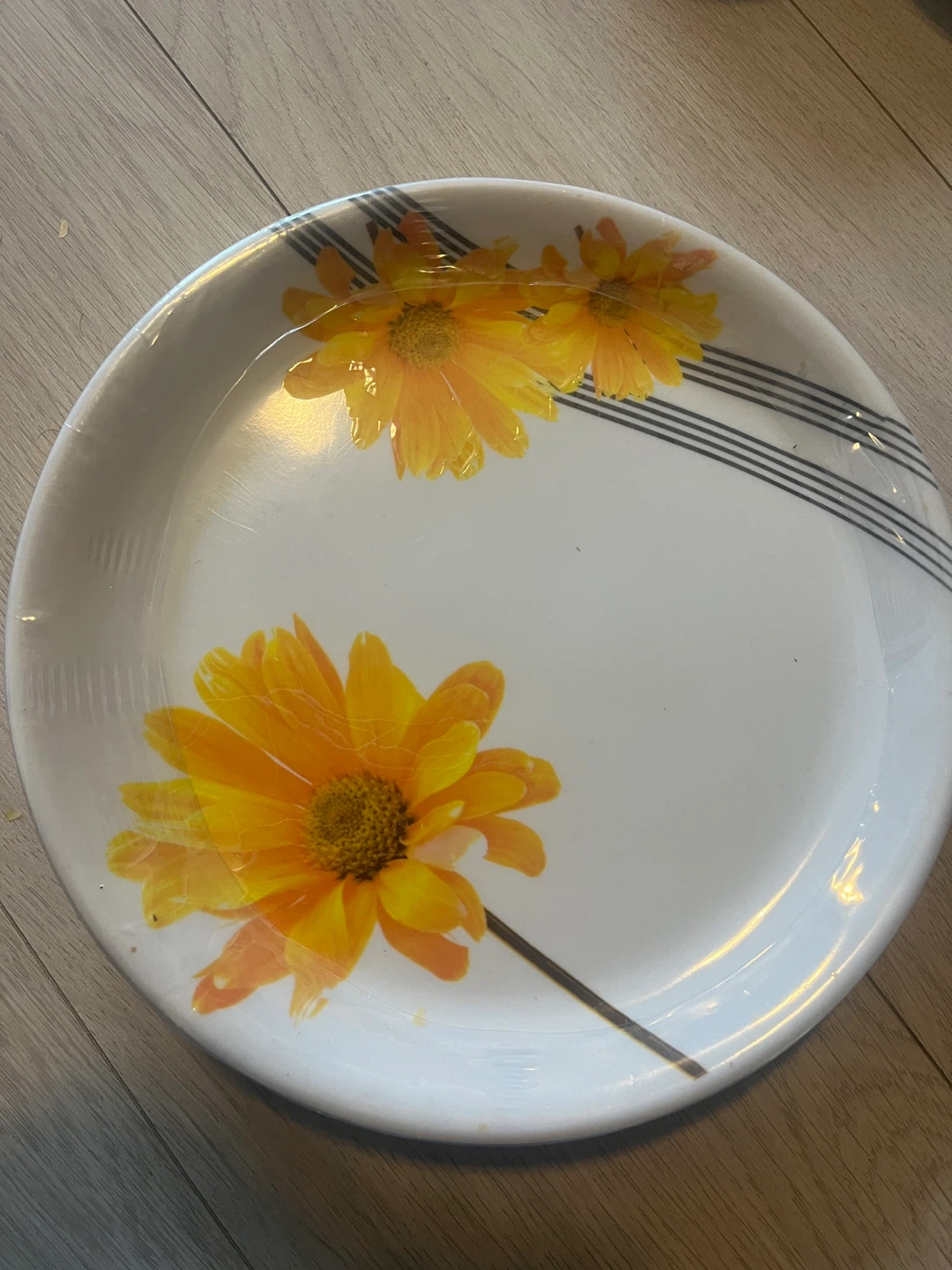 25 piece Melamine set with floral design - photo 3