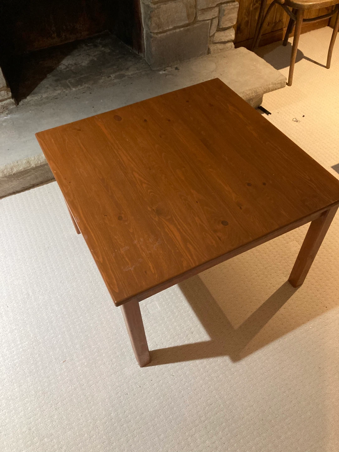 Wooden Square Coffee Table
