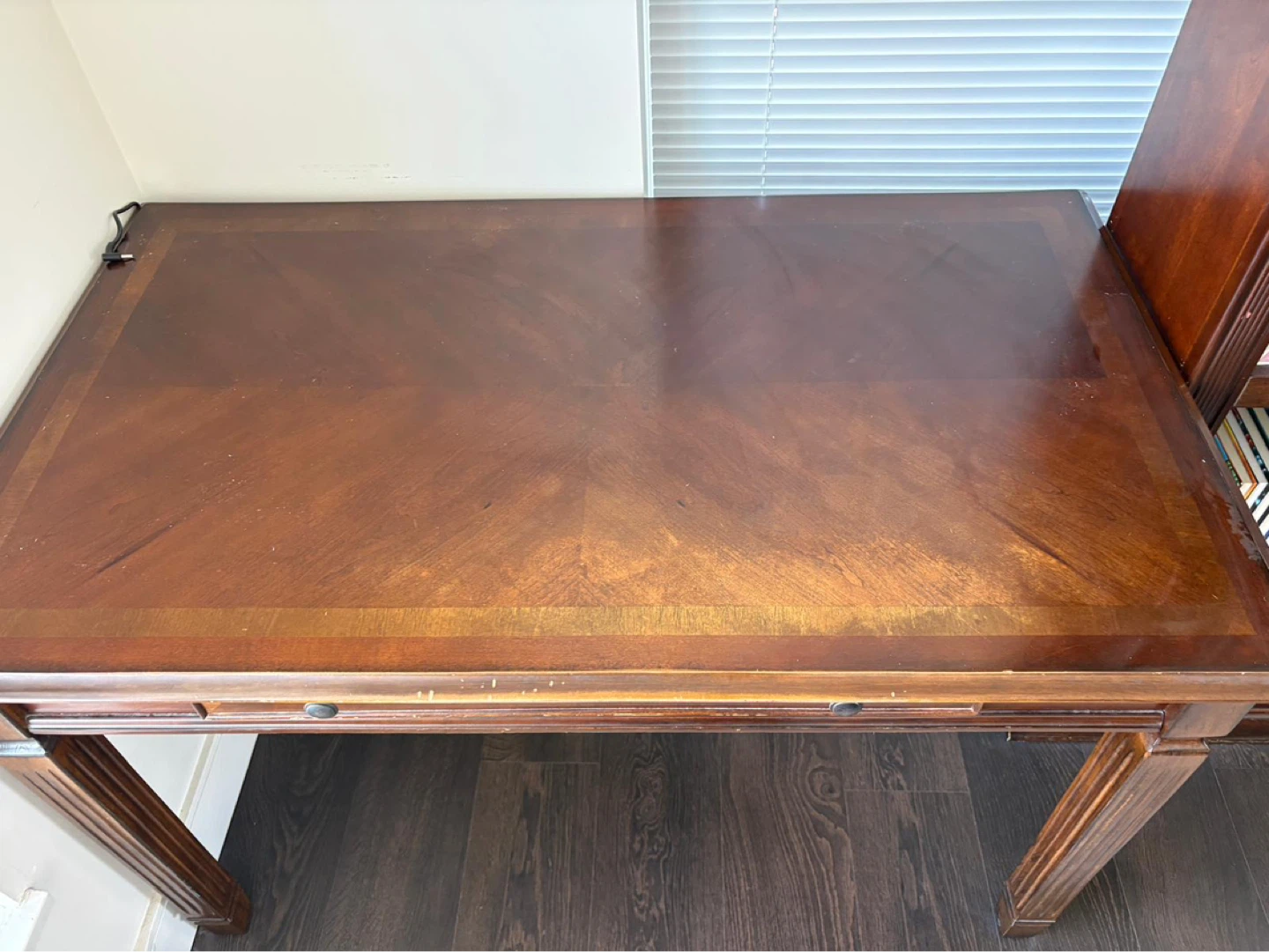 Wooden Desk with Drawer - photo 3