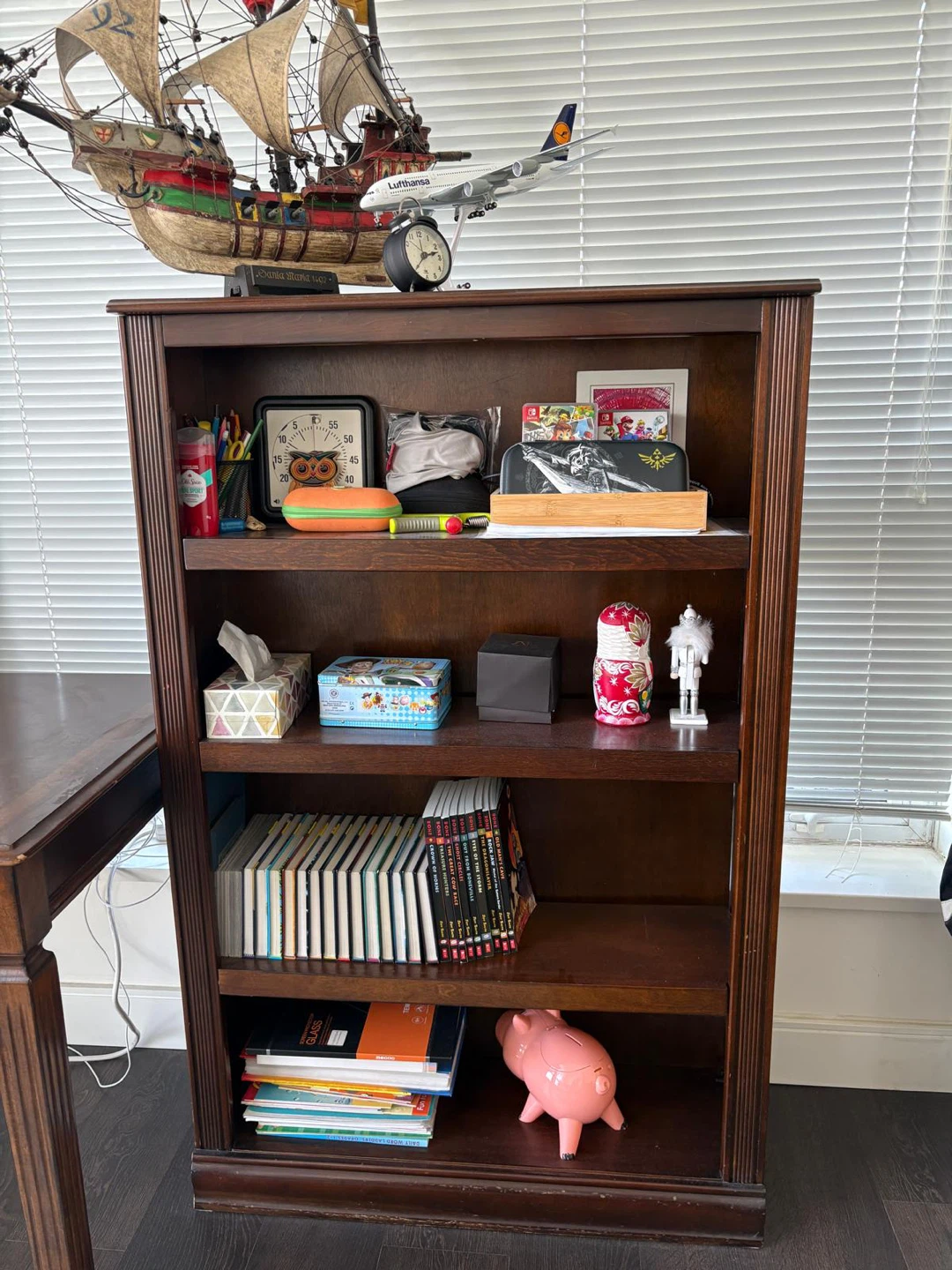 Wooden Desk with Drawer
