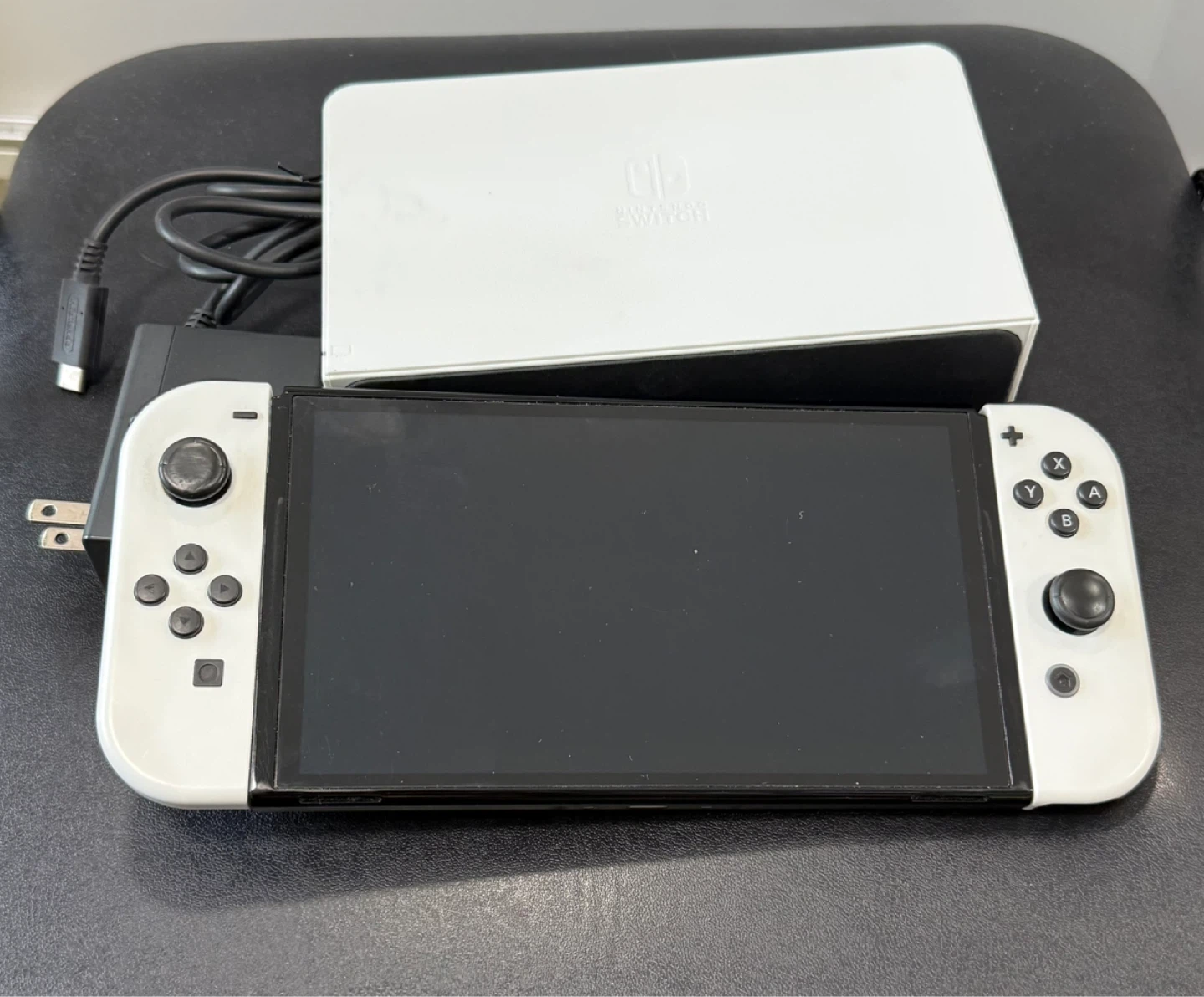 Nintendo Switch OLED White Console with Dock and AC Adapter