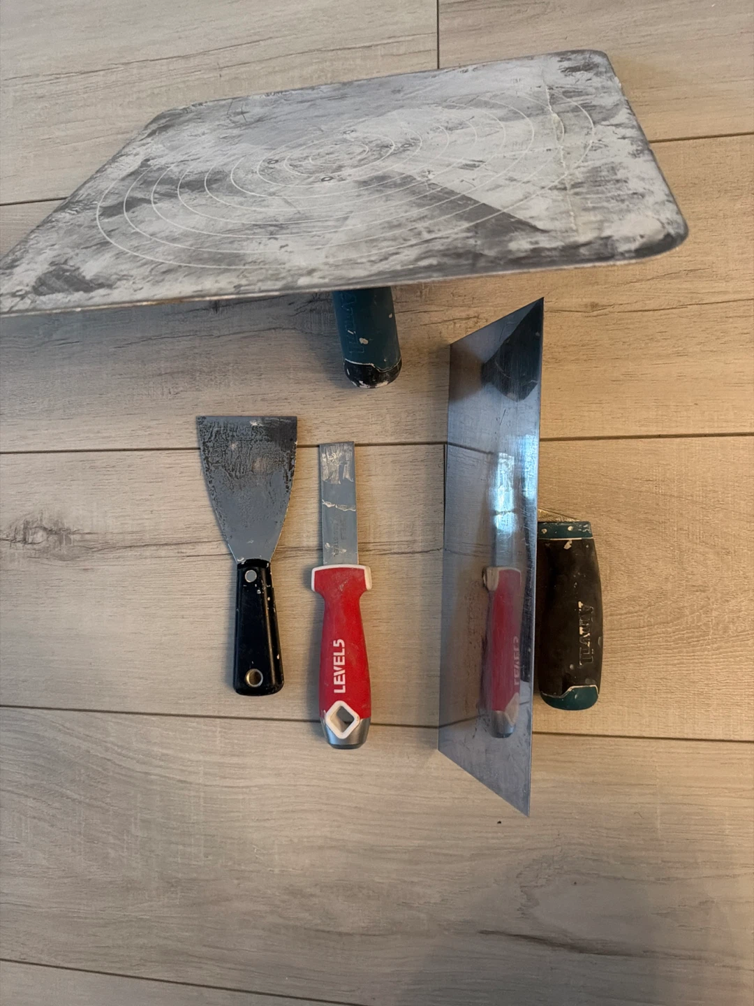 Set of 4 Trowels and Scrapers