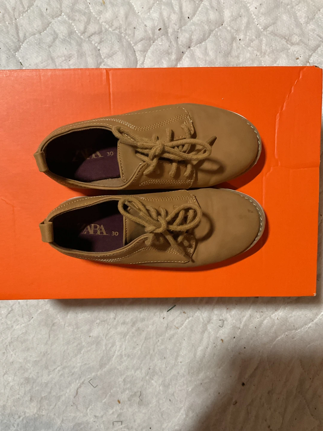 ZARA Kids Brown Oxford Shoes Size 30 - photo 2